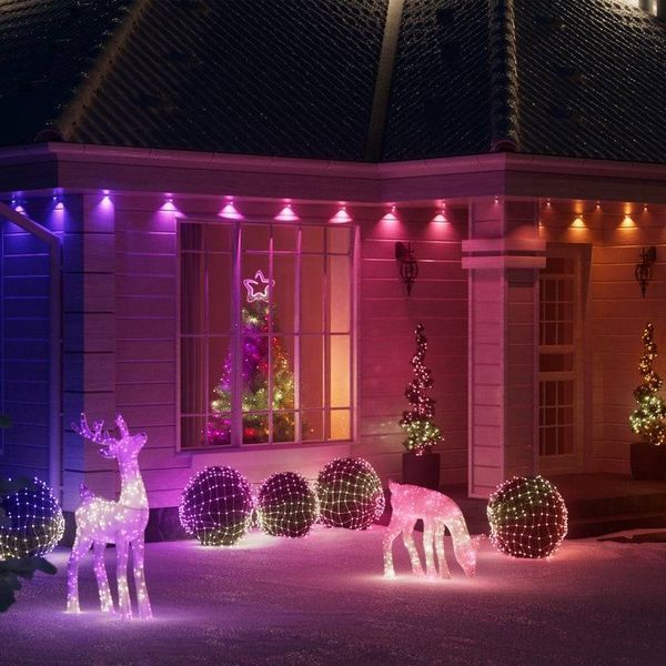 Smart LED Гирлянда Twinkly Permanent Light 72 RGB LED String, White Wire, Plug F (TWPL072STP-TEU) TWPL072STP-TEU фото
