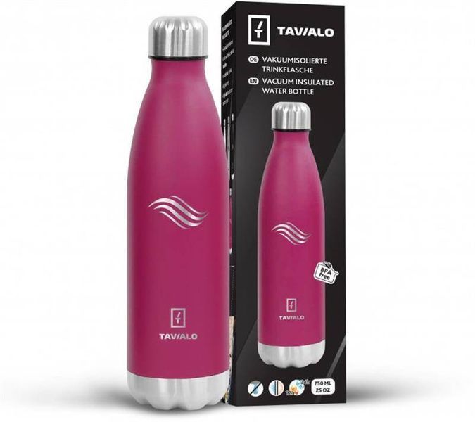 Термобутылка Tavialo 750 мл бордовая (191750103) 191750103 фото