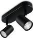 Розумний накладний точковий світильник WiZ IMAGEO Spots 2х5W 2200-6500K RGB Wi-Fi чорний (929002659101) 929002659101 фото 6