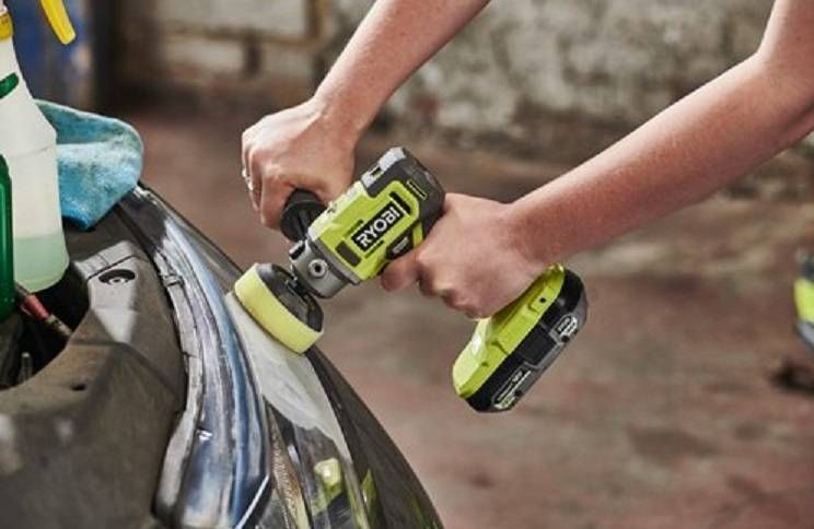 Ryobi Машина полірувально-шліфувальна RDP18-0, 76 мм, 2 режими роботи,(без АКБ та ЗУ) 5133005897 фото