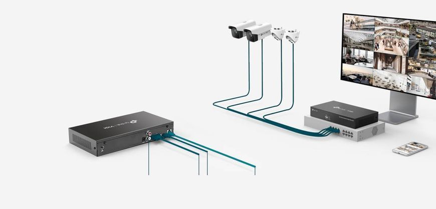 TP-Link IP-Відеорегістратор VIGI NVR1016H 16 каналів, 2xUSB, H265+, 1xHDD, до 10 ТБ VIGI-NVR1016H фото