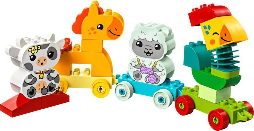 Конструктор LEGO DUPLO My First Поезд животных 19 деталей (10412) 10412 фото
