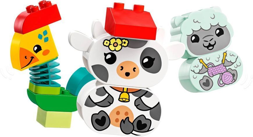 Конструктор LEGO DUPLO My First Поезд животных 19 деталей (10412) 10412 фото