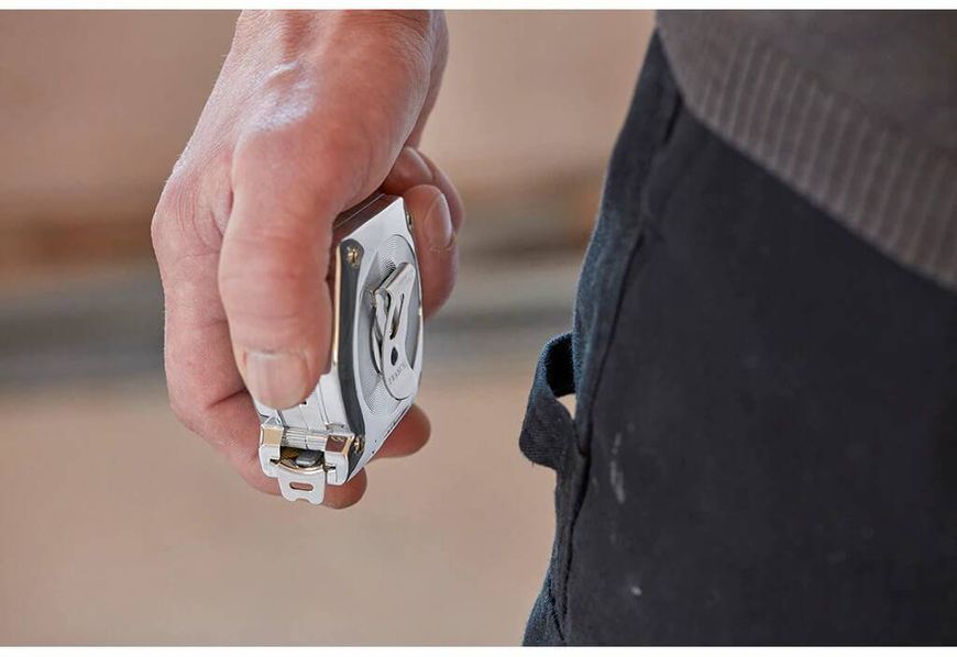 Рулетка вимірювальна Powerlock&reg; довжиною 3 м, шириною 12,7 мм в хромованому пластмасовому корпусі STANLEY 0-33-238 0-33-238 фото