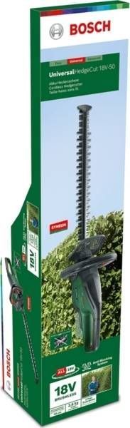 Кусторез аккумуляторный Bosch UniversalHedgeCut 18V-50 АКБ 1х2.5Ач (0.600.849.K01) 0.600.849.K01 фото
