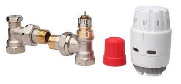 Комплект радиаторных терморегуляторов Danfoss RAS-C2+RA-N+RLV-S 1/2", угловой (013G2219) 013G2219 фото