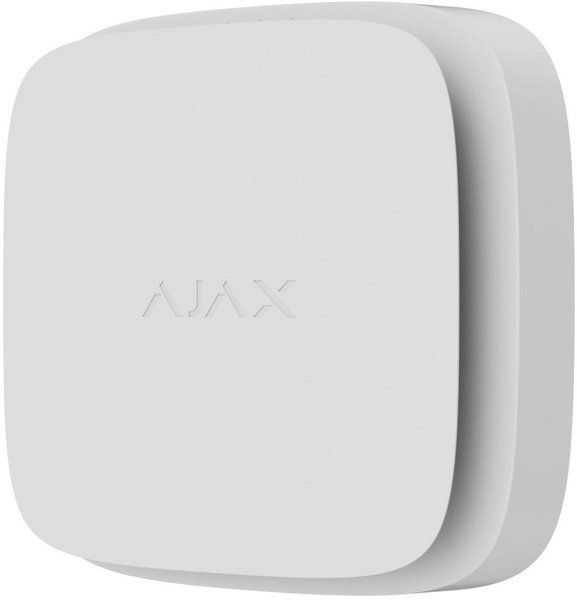 Пожежний датчик аналізу чадного газу Ajax FireProtect 2 SB CO, незмінна батарея, jeweller, бездротовий, білий 000035051 фото