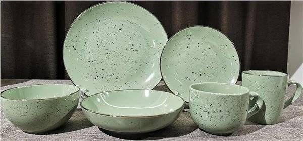 Тарілка супова Ardesto Bagheria 20 см, Pastel green (AR2920GGC) AR2920GGC фото