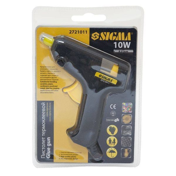 Пистолет термоклеевой &Oslash;8мм 10Вт SIGMA (2721011) SG-2721011 фото