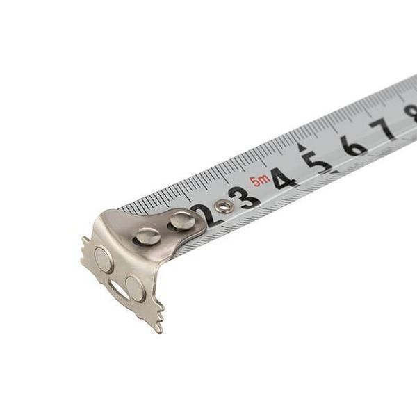 Рулетка з металевим полотном 5 м x 19 мм, три стопора полотна INTERTOOL MT-0105 MT-0105 фото