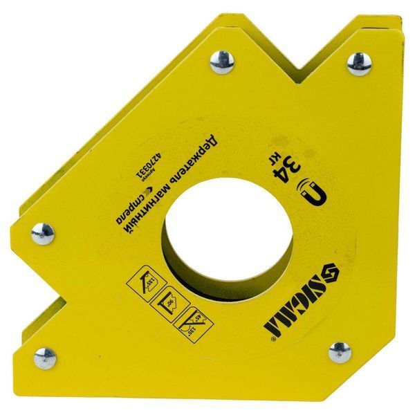 Магнит для сварки стрела 34кг 110&times;110мм (45, 90, 135&deg;) SIGMA (4270331) SG-4270331 фото
