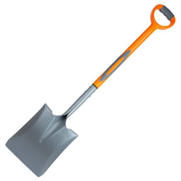 Лопата совкова з пластиковою ручкою 280&times;240&times;1050мм 1.8кг FLORA (5046034) SG-5046034 фото