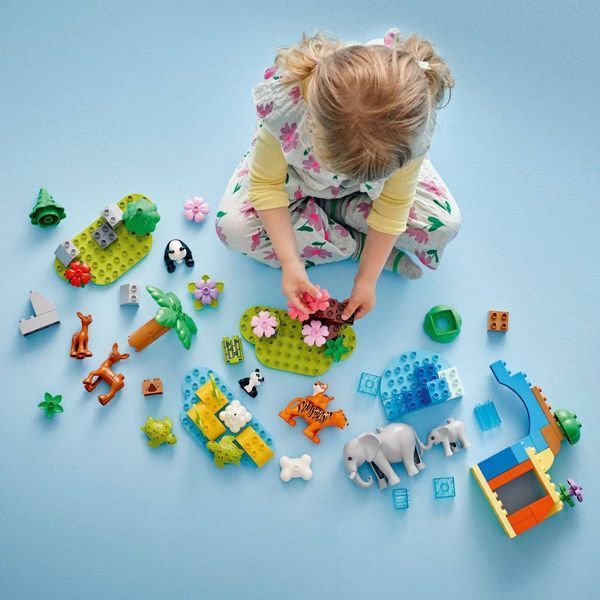 Конструктор LEGO DUPLO Родини диких тварин 3 в 1 92 елементи (10446) 10446 фото