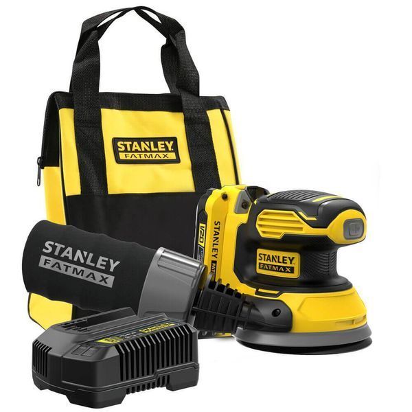 Шліфмашина ексцентрикова акумуляторна безщіткова STANLEY FATMAX SFMCW220D1S SFMCW220D1S фото