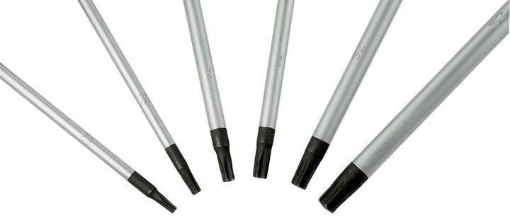 Отвертка Torx Bosch набор 6шт, T10х75, T15х75, T20x100, T25x100, T30x125, T40x125 мм 1.600.A01.V09 фото