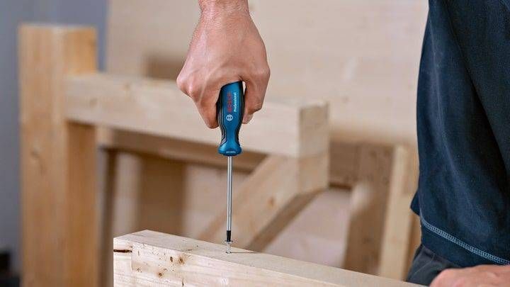 Отвертка Torx Bosch набор 6шт, T10х75, T15х75, T20x100, T25x100, T30x125, T40x125 мм 1.600.A01.V09 фото