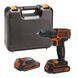 Шуруповерт Black&Decker BDCDC18KB, 18V, 30Нм, Li-Ion, 2ак. BDCDC18KB фото 2
