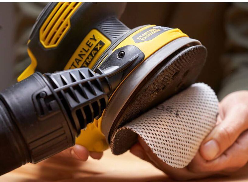 Шліфмашина ексцентрикова акумуляторна безщіткова STANLEY FATMAX SFMCW220D1S SFMCW220D1S фото