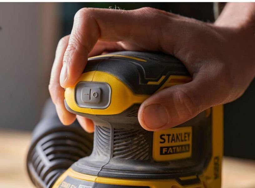 Шліфмашина ексцентрикова акумуляторна безщіткова STANLEY FATMAX SFMCW220D1S SFMCW220D1S фото