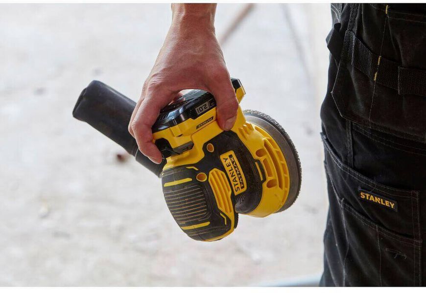 Шліфмашина ексцентрикова акумуляторна безщіткова STANLEY FATMAX SFMCW220D1S SFMCW220D1S фото