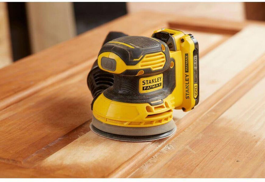 Шліфмашина ексцентрикова акумуляторна безщіткова STANLEY FATMAX SFMCW220D1S SFMCW220D1S фото