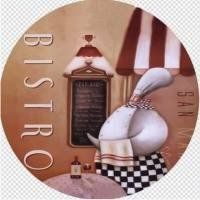 Доска разделочная Limited Edition BISTRO/подставка под горячее/кругл. 16см (B160068) B160068 фото