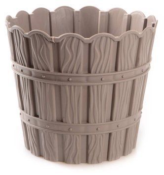 Цветочный горшок VIOLET HOUSE 1052 BAMBOO CAPPUCHINO д/цветов с дренажом 0.6 л. (1052 BAMBOO CAPPUCHINO 0.6 л.) 1052 BAMBOO CAPPUCHINO 0.6 л. фото