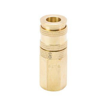З'єднання швидкознімне посилене з фіксатором FT 1/4" (латунь) SIGMA (7021641) SG-7021641 фото