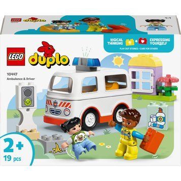 Конструктор LEGO DUPLO Скорая помощь с водителем 19 элементов (10447) 10447 фото