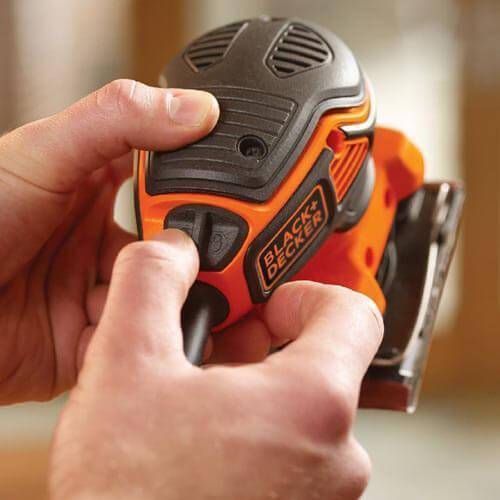 Вібраційна шліфмашина Black&Decker KA450 220Вт, 112x108мм KA450 фото