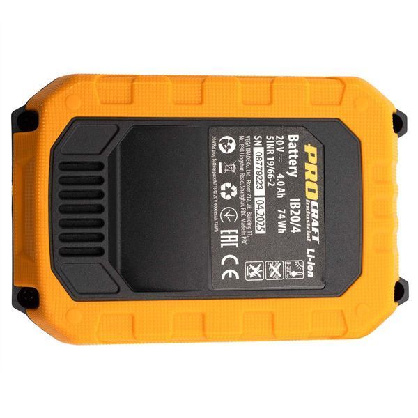 Акумуляторний гвинтоверт Procraft Industrial ID20A (з 1 акб та зп) PC-100207 фото