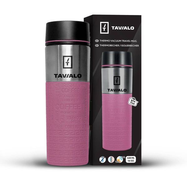 Термокухоль Tavialo 420мл Pink (190420111) 190420111 фото