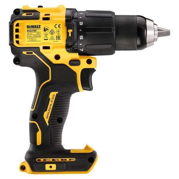 Дрель-шуруповерт аккумуляторная безщеточная ударная DeWALT DCD709M2T DCD709M2T фото