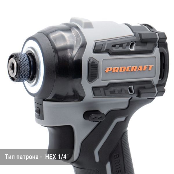 Акумуляторний гвинтоверт Procraft Industrial ID20A (з 1 акб та зп) PC-100207 фото