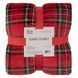 Плед Ardesto Christmas Flannel 160х200см, 100% поліестер, клітинка, червоний ART0133PB фото 1