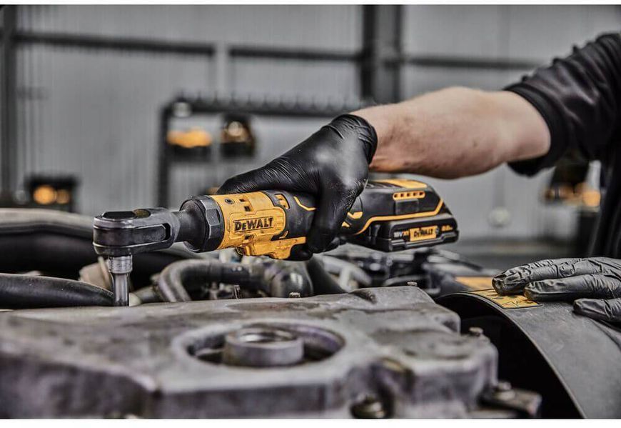 Гайковерт кутовий - ключ-храповик акумуляторний безщітковий DeWALT DCF512N DCF512N фото