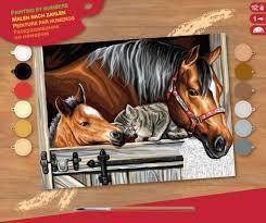 Набір для творчості Sequin Art PAINTING BY NUMBERS SENIOR Stable Dooor Trio (SA1523) SA1523 фото