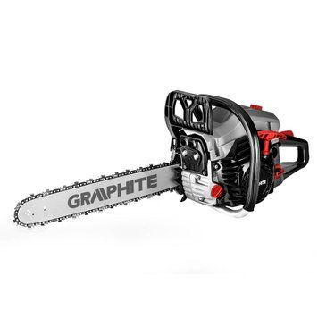 Пила цепная бензиновая GRAPHITE 40/45см 2кВт/2.7л.с. 52см3 5.53кг 58G954 фото
