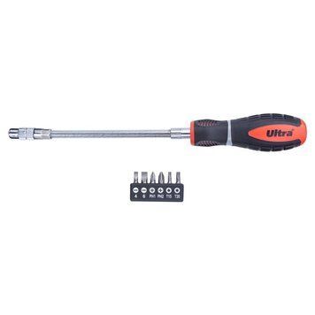 Отвертка с гибким валом + биты 6шт S2 Profi ULTRA (4000702) SG-4000702 фото
