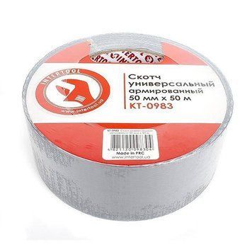 Скотч універсальний армований 50 мм * 50 м. INTERTOOL KT-0983 KT-0983 фото
