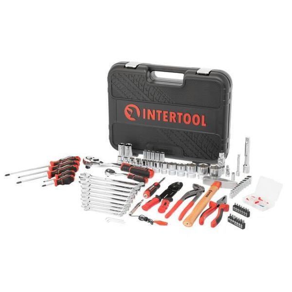Набір інструментів 1/2 "& 1/4", 100ед., Cr-V STORM INTERTOOL ET-8100 ET-8100 фото