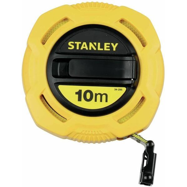 Рулетка измерительная FIBERGLASS длиной 10 м, шириной 12,7 мм, в пластмассовом корпусе STANLEY 0-34-295 0-34-295 фото