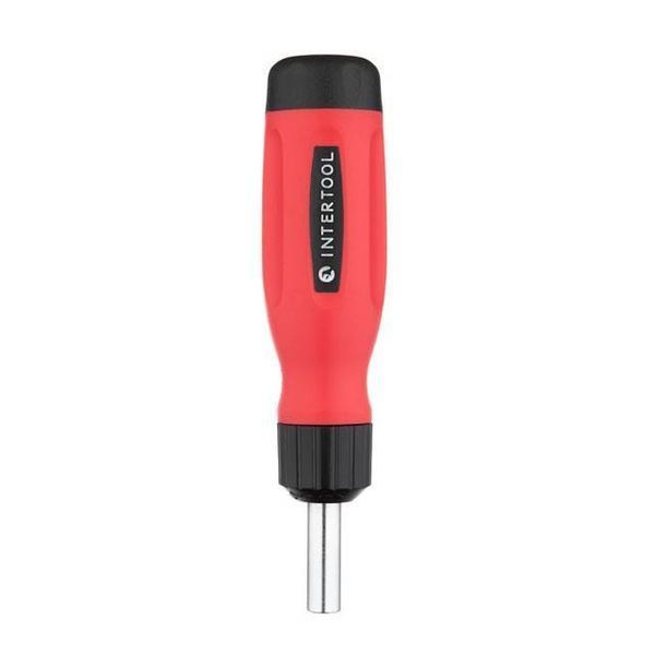 отвертка реверсивная с комплектом насадок 12 ед. INTERTOOL VT-1003 VT-1003 фото