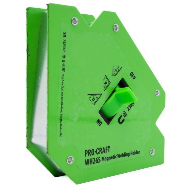 Магнітний кутник для зварювання Procraft WH26S PC-900026 фото