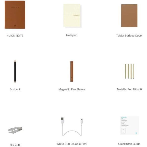 Блокнот Huion Note X10 Brown Note X10 фото