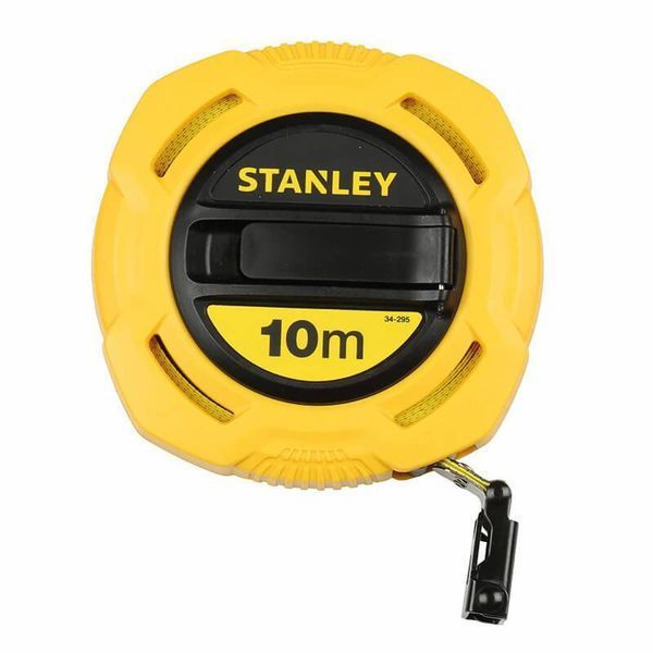 Рулетка измерительная FIBERGLASS длиной 10 м, шириной 12,7 мм, в пластмассовом корпусе STANLEY 0-34-295 0-34-295 фото