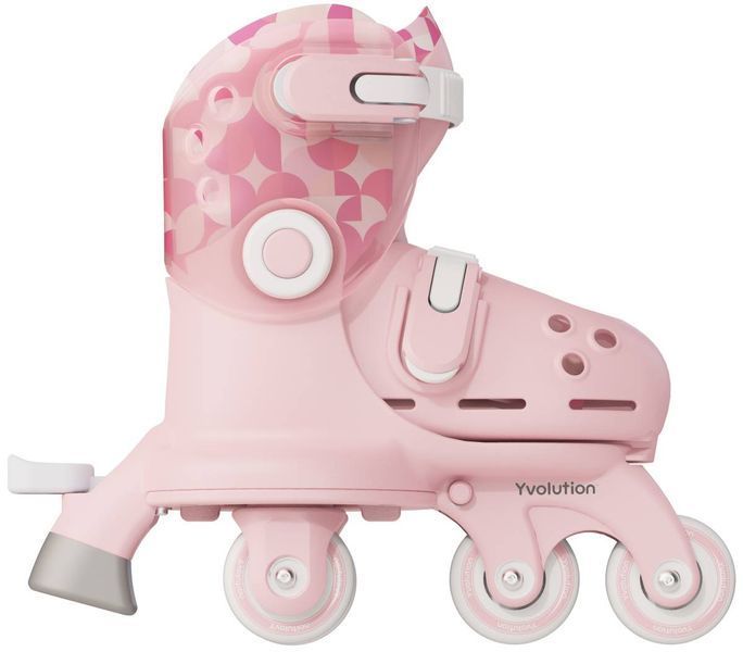 Роликовые коньки Yvolution Twista, размер 24-28, розовый YR25P4 фото