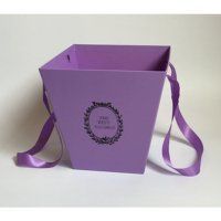 Подарункові коробки UFO W9222 LILAC BOX Flowers W9222 LILAC BOX Flowers фото