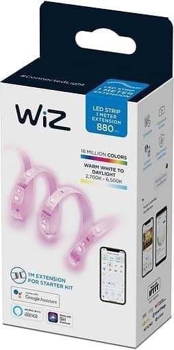 WiZ Удлинитель до ленты 929002524801 LEDStrip (800Lm) 2700-6500k RGB 1 метр Wi-Fi 929002532101 фото