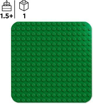 Конструктор LEGO DUPLO Зеленая строительная пластина 1 деталь (10460) 10460 фото